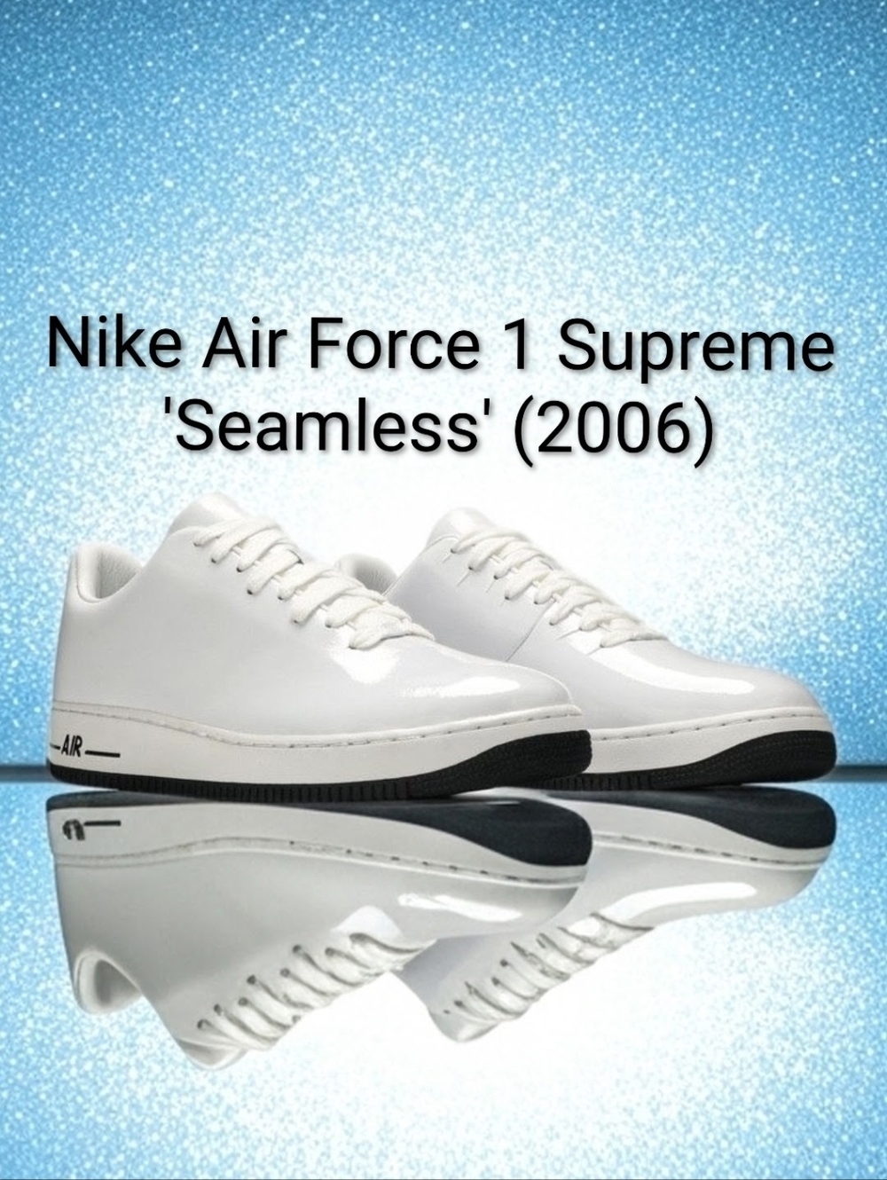 Nike Air Force 1 Supreme Rare 'Seamless' (2006) Mens 11.5 EUC